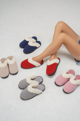 Thermal Faux Fur Round Toe Slippers OutfitFlow
